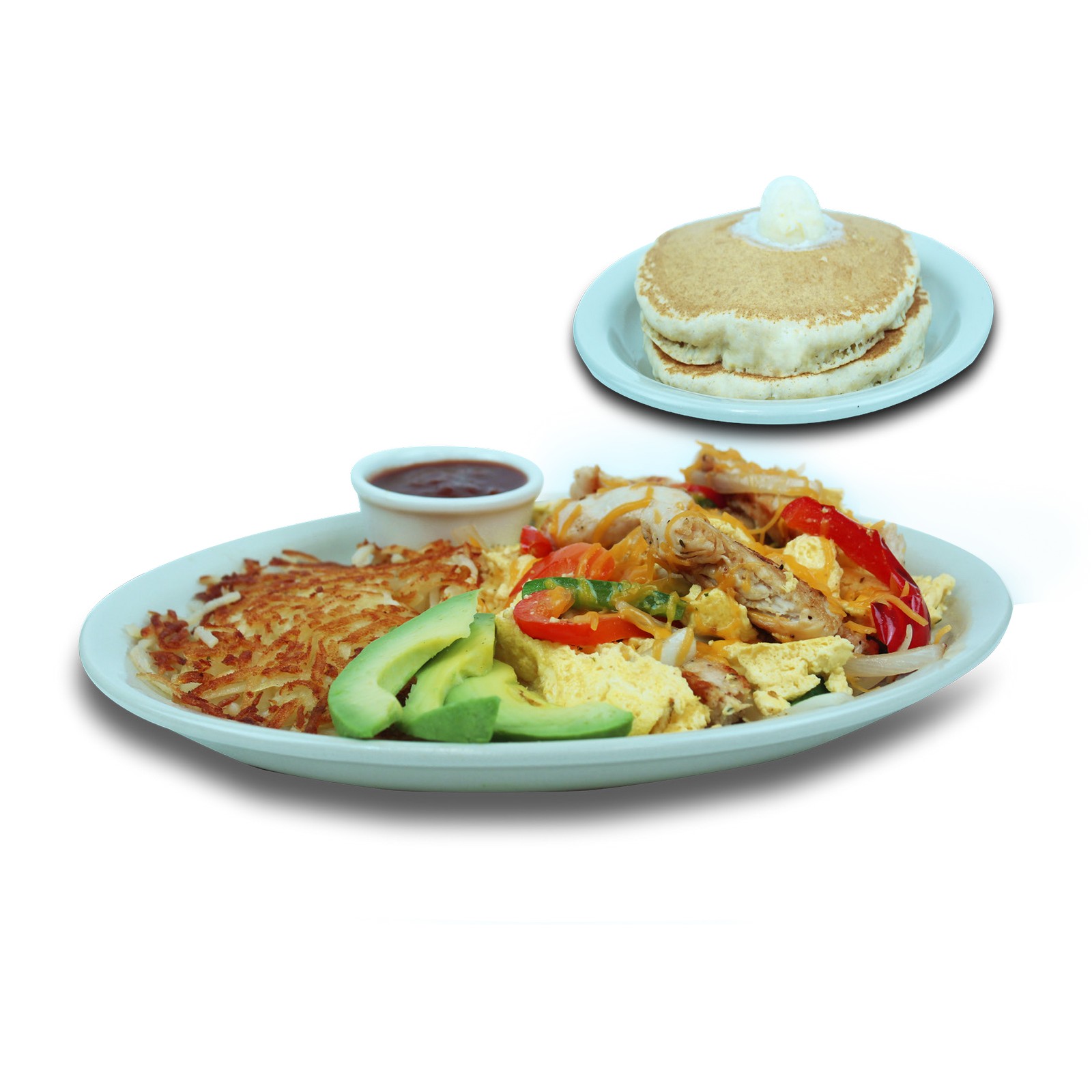 Order Chicken Fajita SCR food online from WePancakes store, Midwest City on bringmethat.com