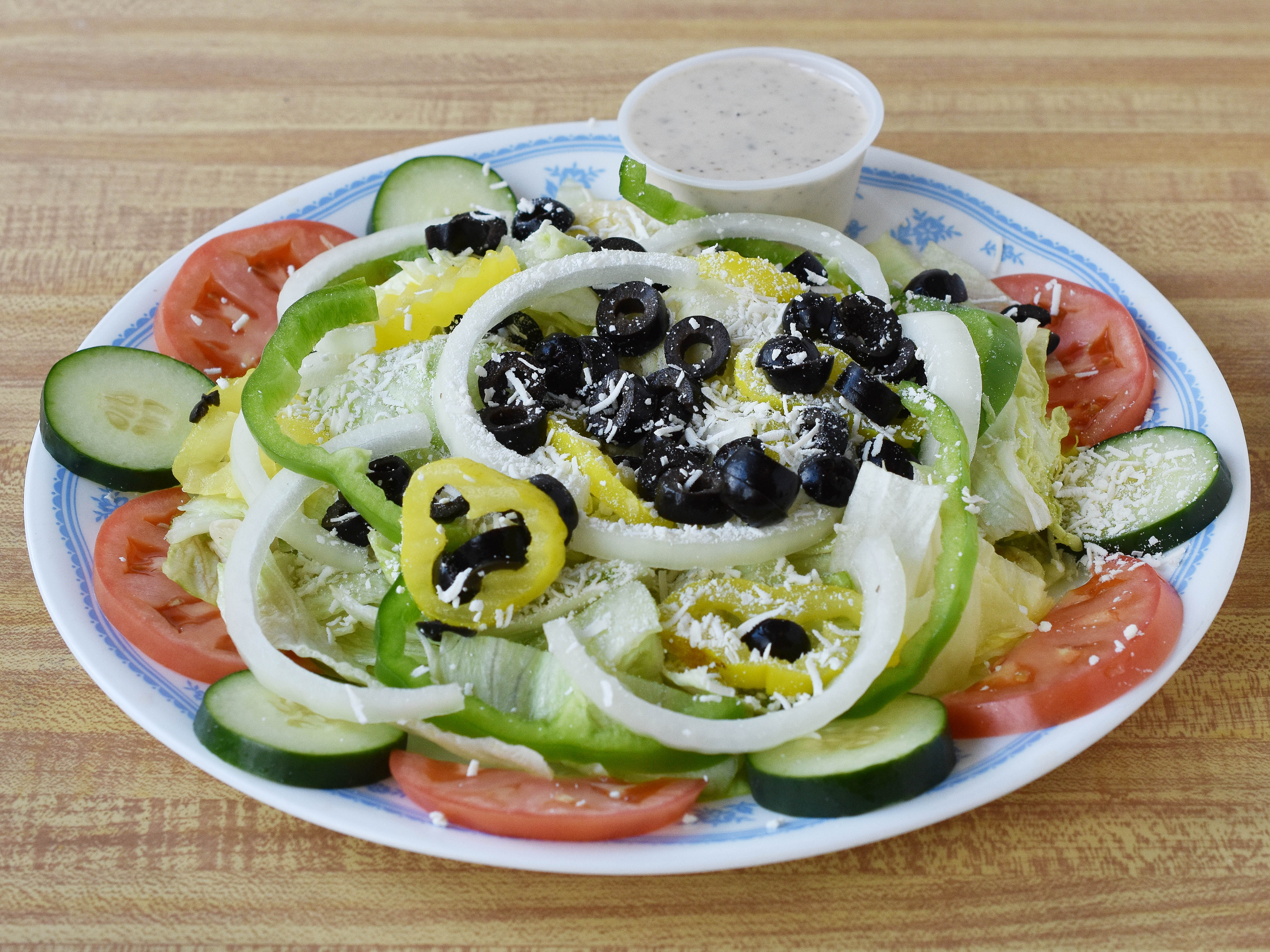 Order  Greek Salad food online from Philly Steak & Gyros store, Richmond on bringmethat.com