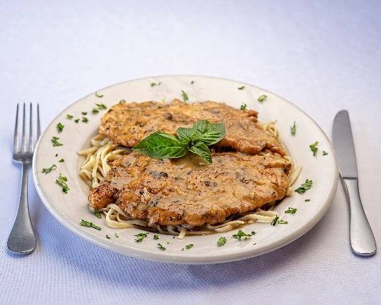 Order Chicken Francese food online from Mamma Mia’s Pizzaria store, Hamburg on bringmethat.com