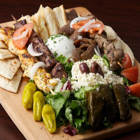 Order Papouli's Feast food online from Papouli Greek Grill store, San Antonio on bringmethat.com