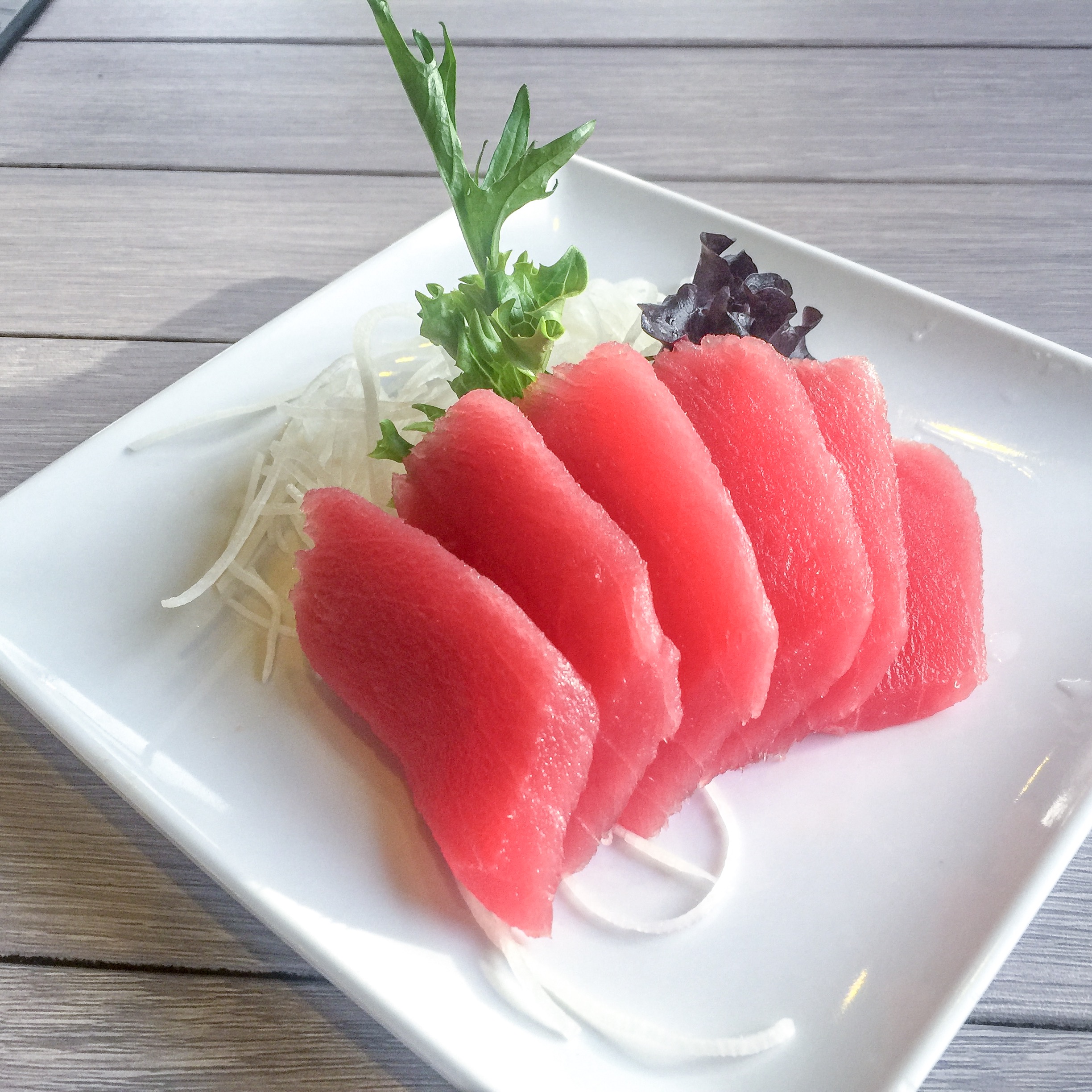 Order Tuna Sashimi food online from Rollstop Sushi store, San Pedro on bringmethat.com