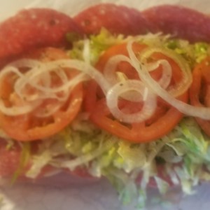 Order Ham, Genoa, and Cheese Hoagie food online from Uncle Sams store, Peoria on bringmethat.com