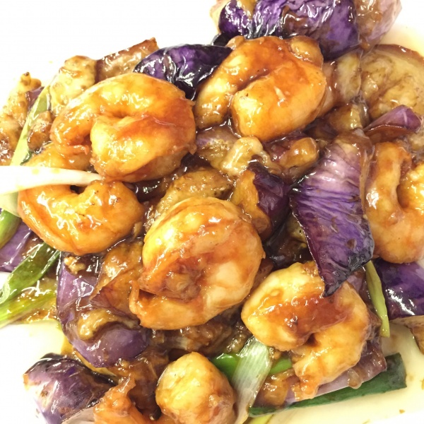 Order S3. Eggplant Shrimp food online from Mint chinese and thai cuisine store, Chamblee on bringmethat.com