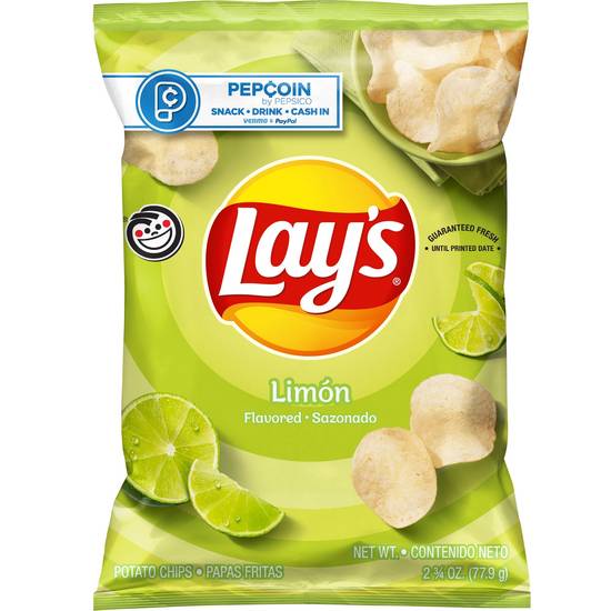 Order Lay's Potato Chips Limon Flavor food online from Lone Star store, Gainesville on bringmethat.com