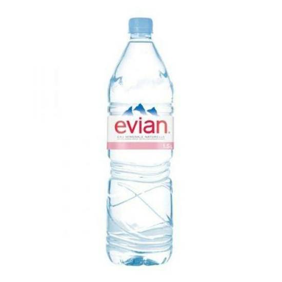 Order Evian Water 1.5L food online from IV Deli Mart store, Goleta on bringmethat.com