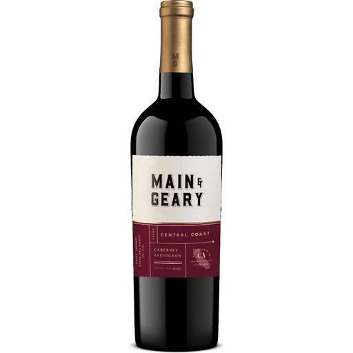 Order Main & Geary Central Coast Cabernet Sauvignon (750 ML) 115378 food online from Bevmo! store, Torrance on bringmethat.com