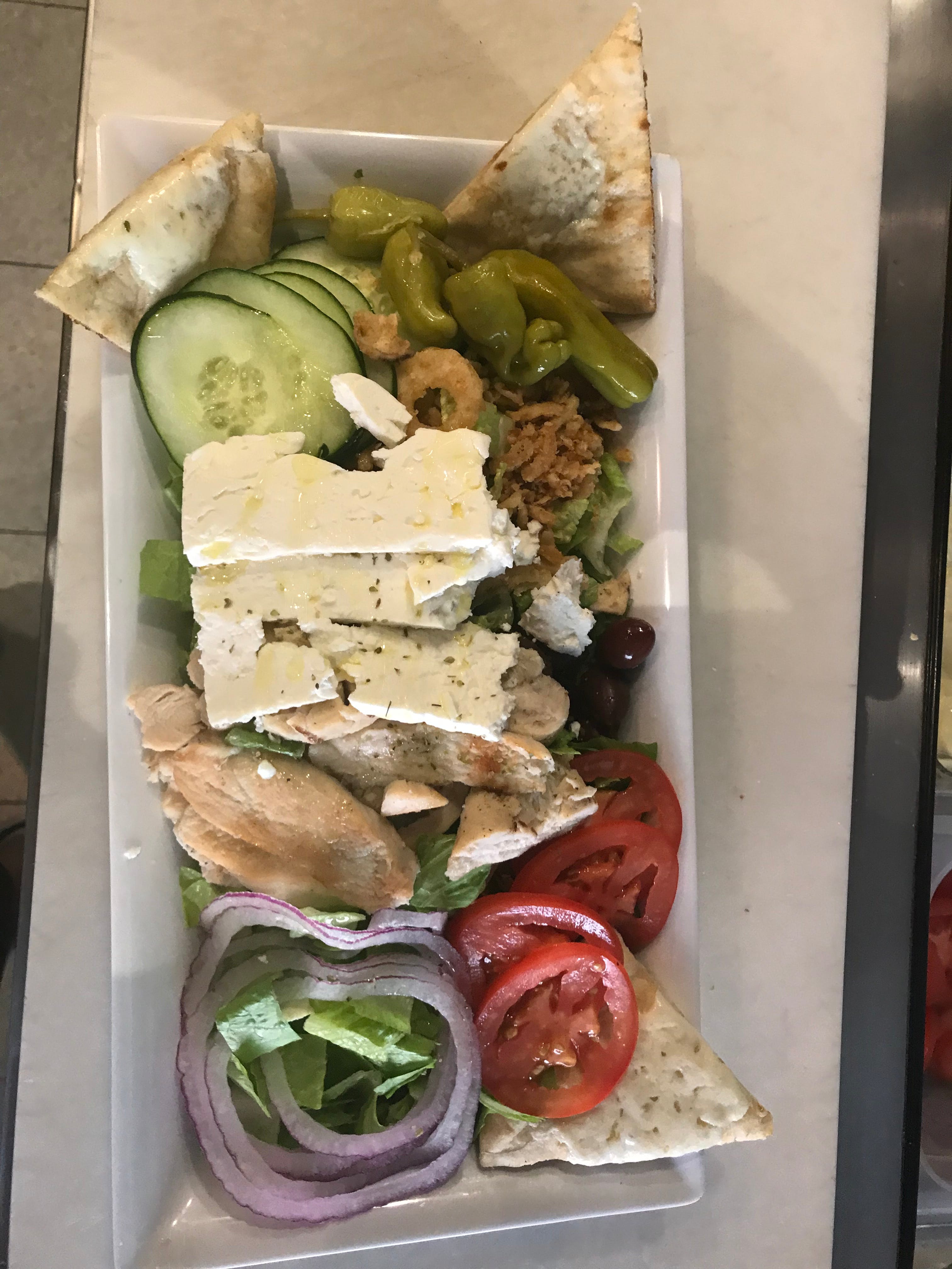 Order Greek Salad - Salad food online from Niko Pizza store, Harrisburg on bringmethat.com