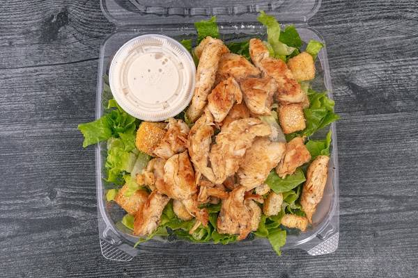Order Grilled Chicken Caesar Salad food online from Post Road Pizza store, Marlborough on bringmethat.com
