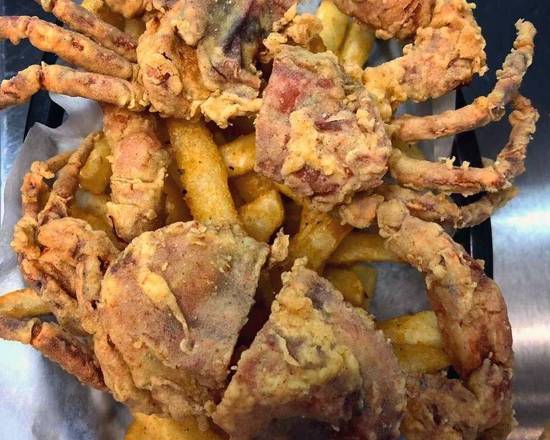 Order Soft Shell Crab Basket (2 pcs) food online from Florence Crab House store, Florence on bringmethat.com