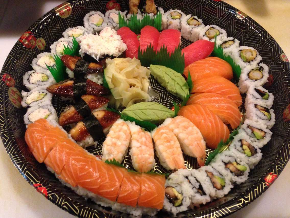 Order 50 Pieces Party Tray D food online from Jidaiya Sushi store, Rohnert Park on bringmethat.com