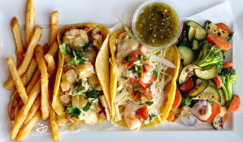 Order Crispy Fish Taco Combo food online from Poke2 Grill store, Downey on bringmethat.com