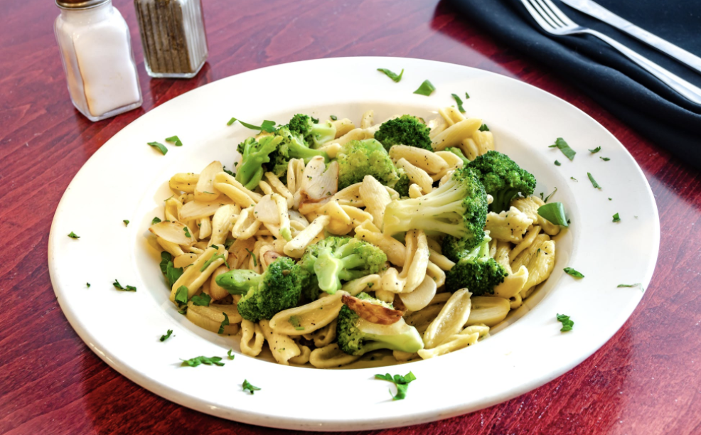 Order Cavatelli, Broccoli, Garlic & Oil Pasta food online from Luigis Famous Pizza store, Little Silver on bringmethat.com