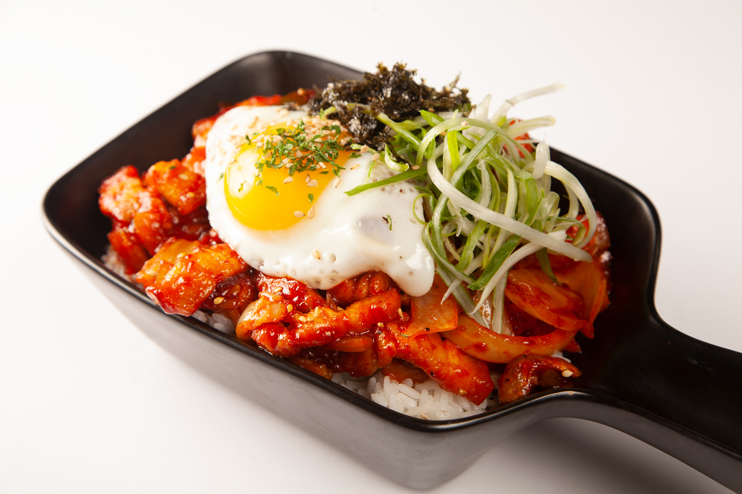 Order Spicy Pork and Kimchi Rice Bowl food online from Azit store, Oakland on bringmethat.com