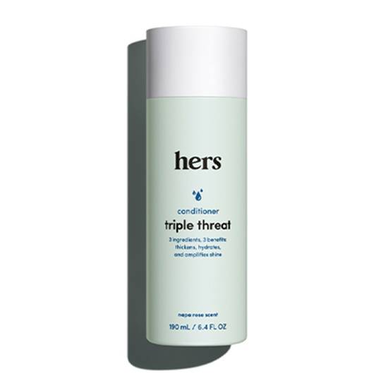 Order hers triple threat conditioner (6.4 fl oz) food online from Hims & Hers Health and Wellness store, Minneapolis on bringmethat.com