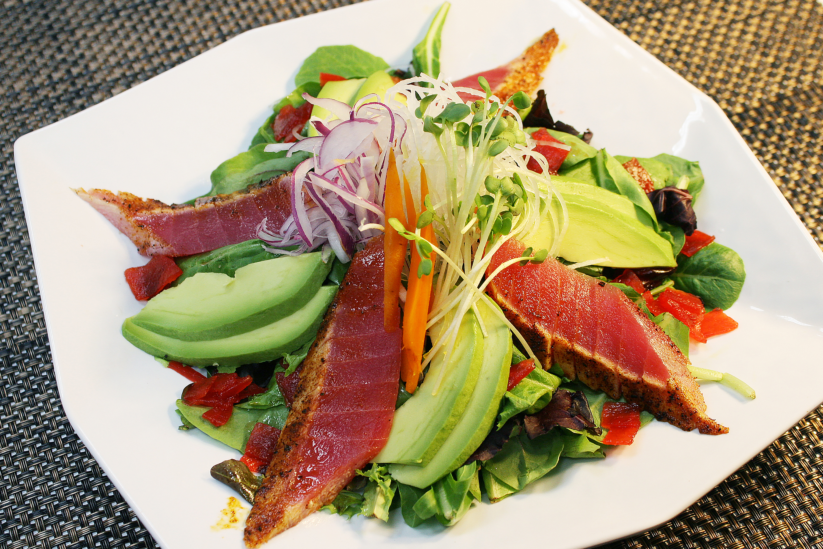Order Cajun Tuna Salad food online from Oki Doki Roll & Sushi store, Brea on bringmethat.com