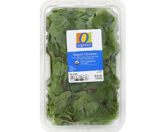Order O Organics · Organic Super Greens Baby Spinach Chard Kale (16 oz) food online from Safeway store, Alamo on bringmethat.com
