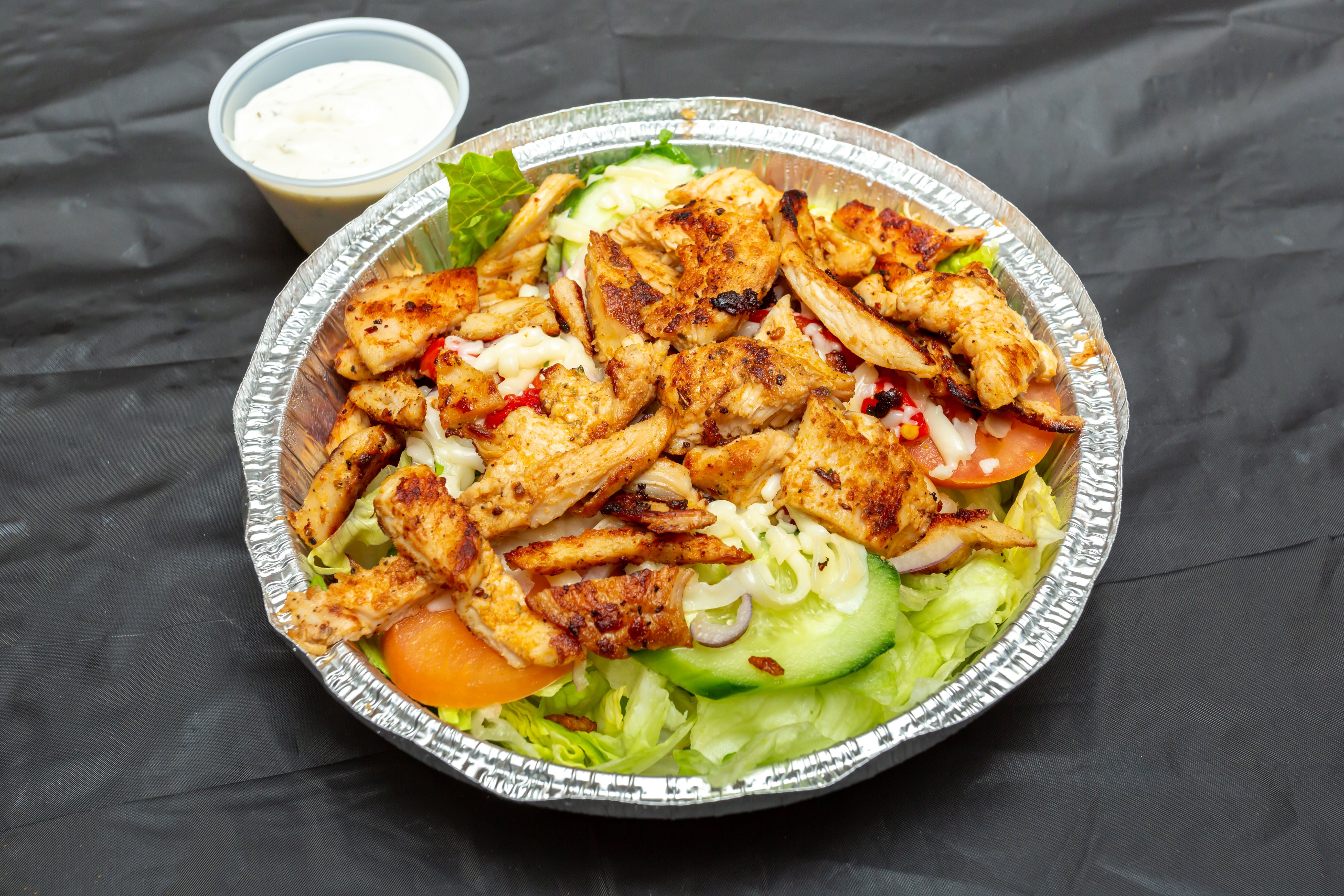 Order Grilled Chicken Salad - Salad food online from Drake Pizza store, Allentown on bringmethat.com