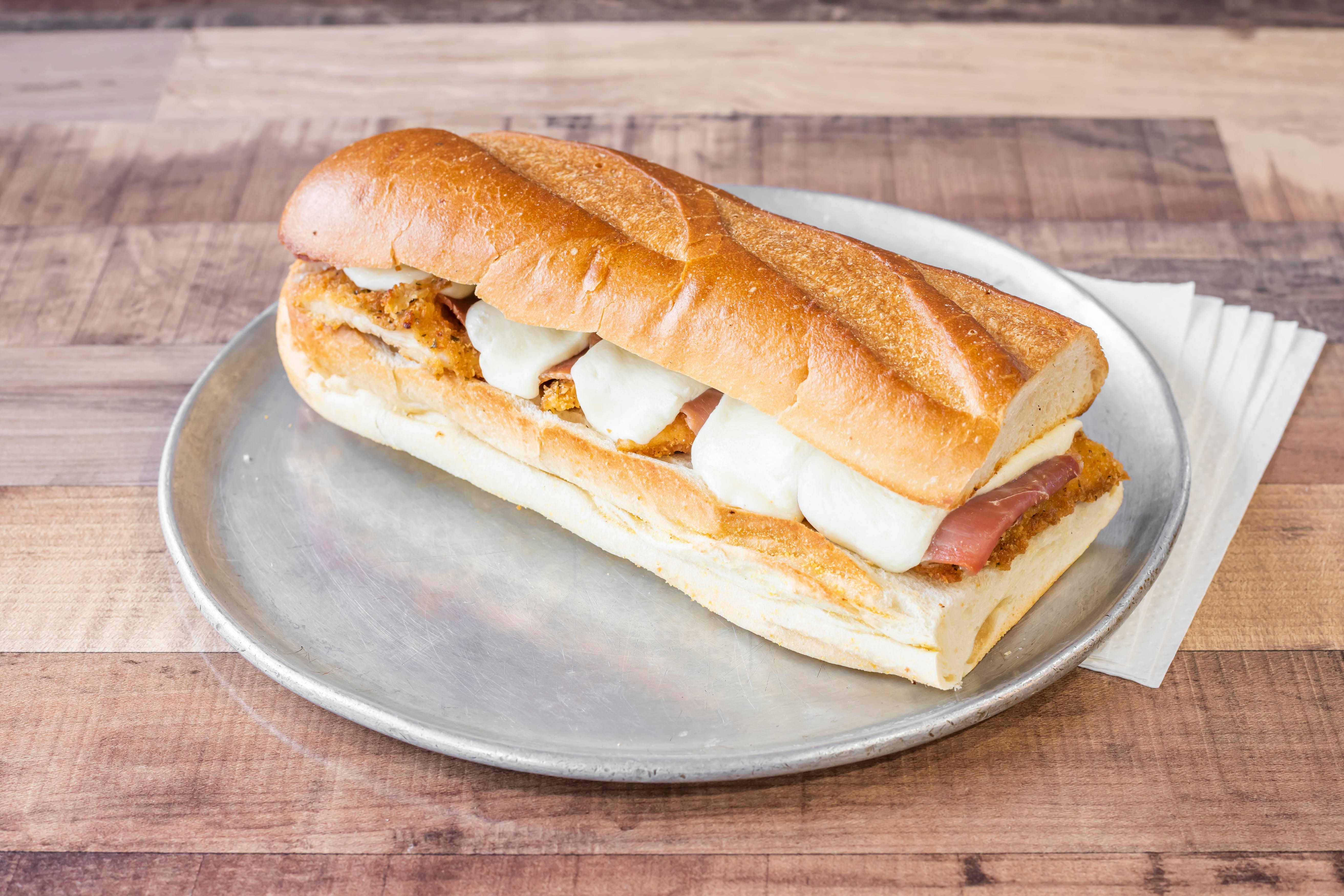 Order The Pasquale Sub - Half 8'' food online from Pasquales Pizzeria store, Wall Township on bringmethat.com