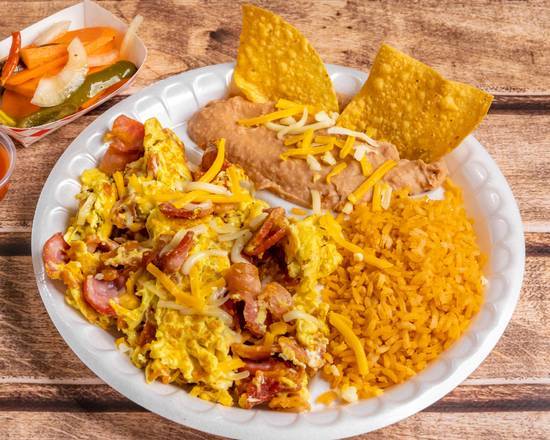 Order Chorizo Plate food online from Aliberto Jr Fresh Mexican Food store, Riverside on bringmethat.com