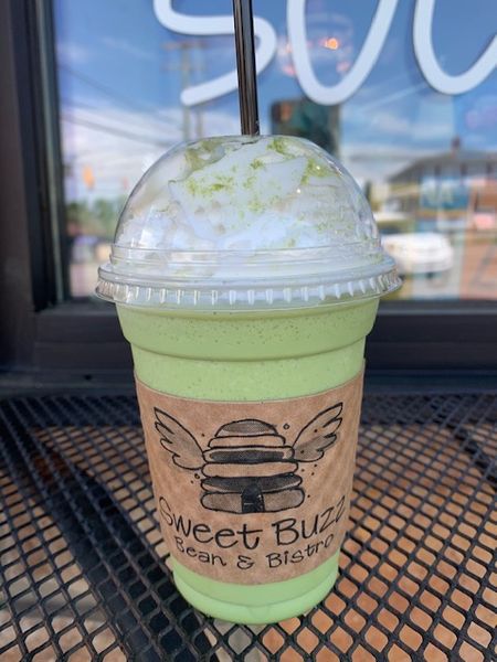 Order Matcha Green Tea Creme Frappuccino food online from Sweet Buzz Bean & Bistro store, Harrison City on bringmethat.com