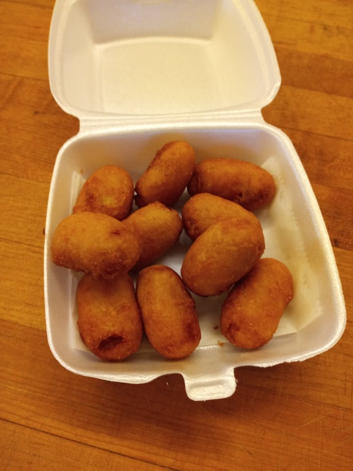 Order Mini Corn Dogs - Appetizer food online from Big D Pizza store, Clyde on bringmethat.com