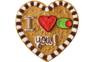Order I Heart Olive You Cookie Cake food online from American Deli on Broad St. store, Athens on bringmethat.com