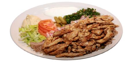 Order Chicken Shawarma Plate food online from Pita Land store, Hickory Hills on bringmethat.com