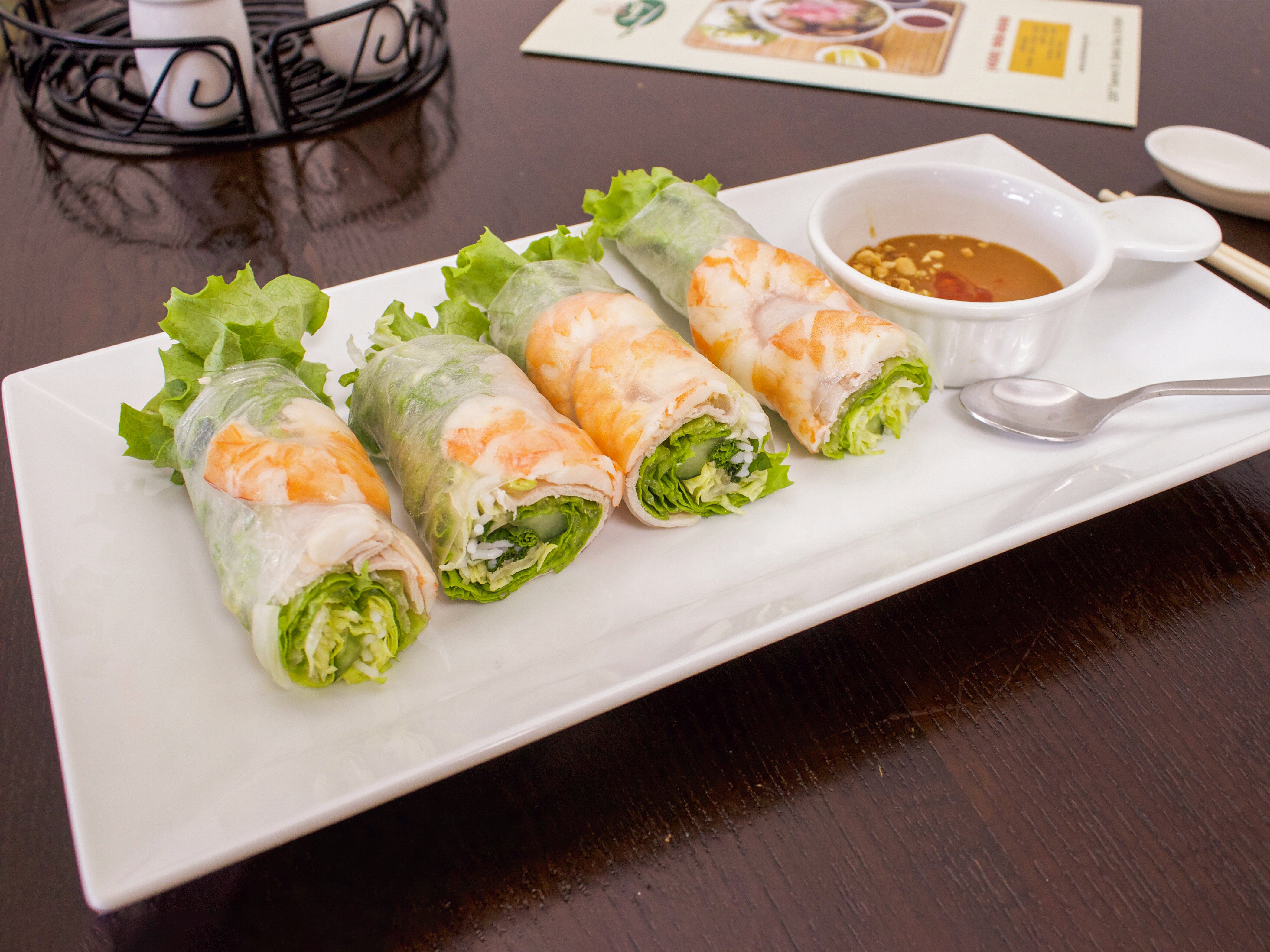 Order A1. Fresh Spring Rolls food online from Pho Khang store, Santa Clara on bringmethat.com