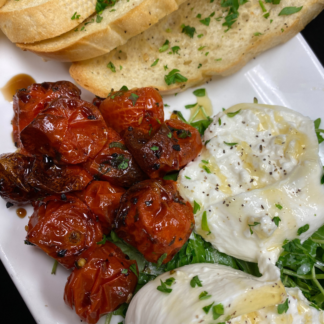 Order Burrata food online from Skybokx 109 Sports Bar And Grill store, Natick on bringmethat.com