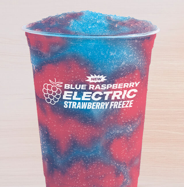 Order Blue Raspberry Electric Strawberry Freeze food online from Taco Bell store, San Jose on bringmethat.com