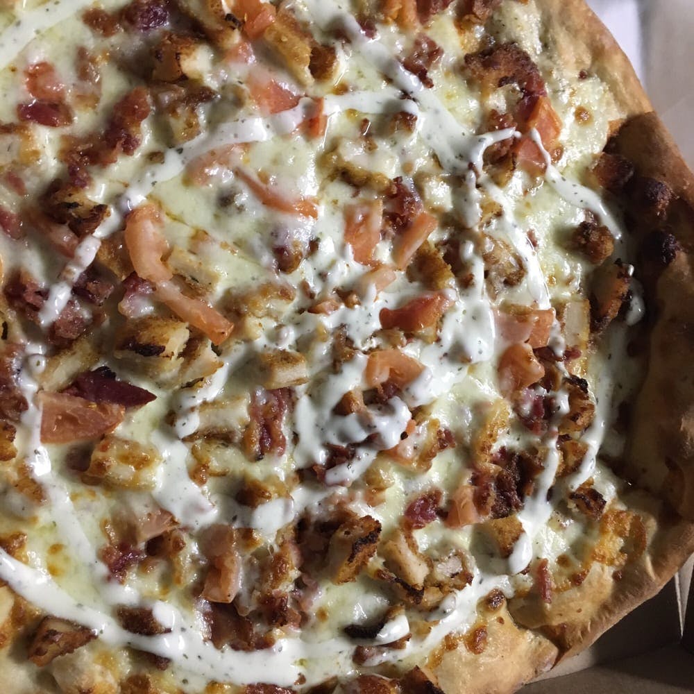 Order Chicken & Bacon Ranch Pizza - Medium food online from Sansone Brother Pizza store, Franklin Park on bringmethat.com