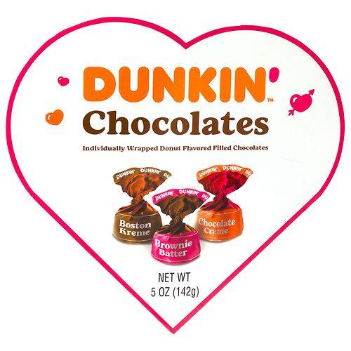 Order Dunkin' Donuts Valentine's Heart Chocolate Box - 5.0 OZ food online from Walgreens store, Walkertown on bringmethat.com