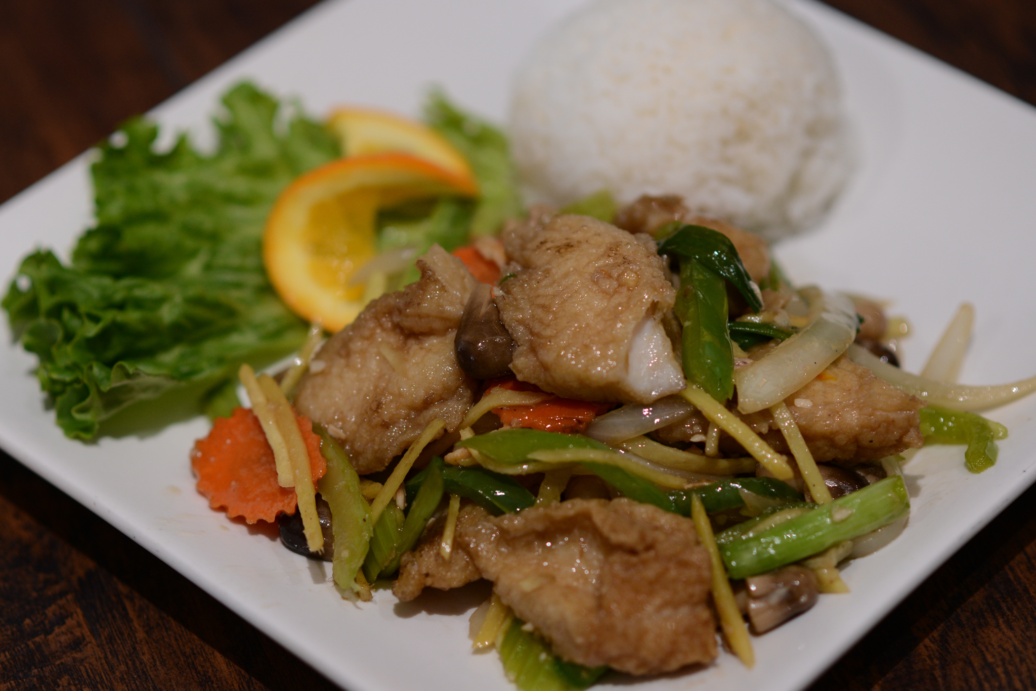 Order Fillet Fish with Ginger food online from Rincome store, Northridge on bringmethat.com