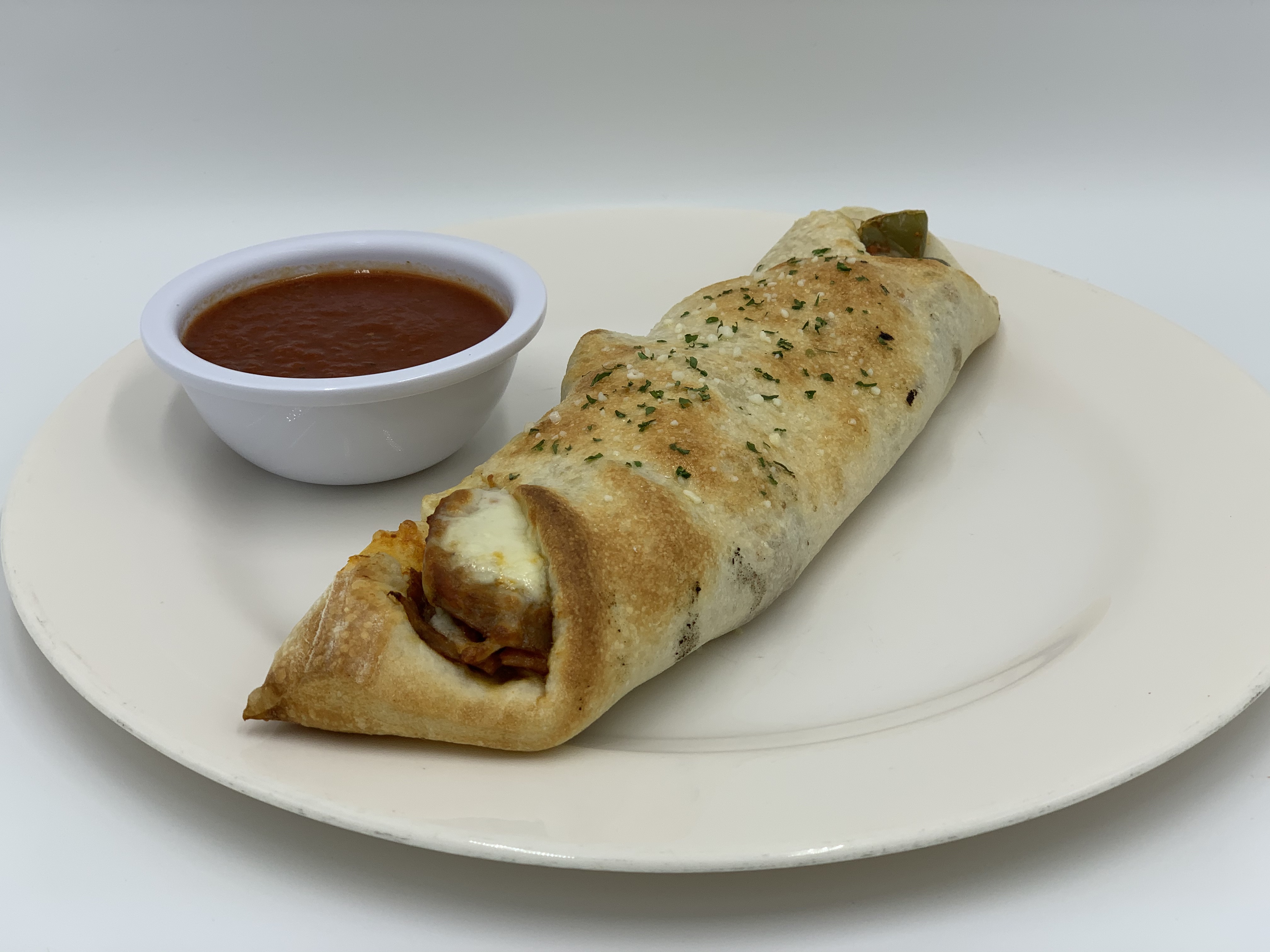 Order Sausage, Peppers and Onion Roll food online from Mario's Pizzeria of Seaford store, Seaford on bringmethat.com