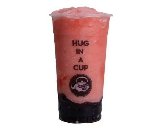 Order Strawberry and Banana Ice Blended food online from Kokee Tea (North Star Mall） store, San Antonio on bringmethat.com