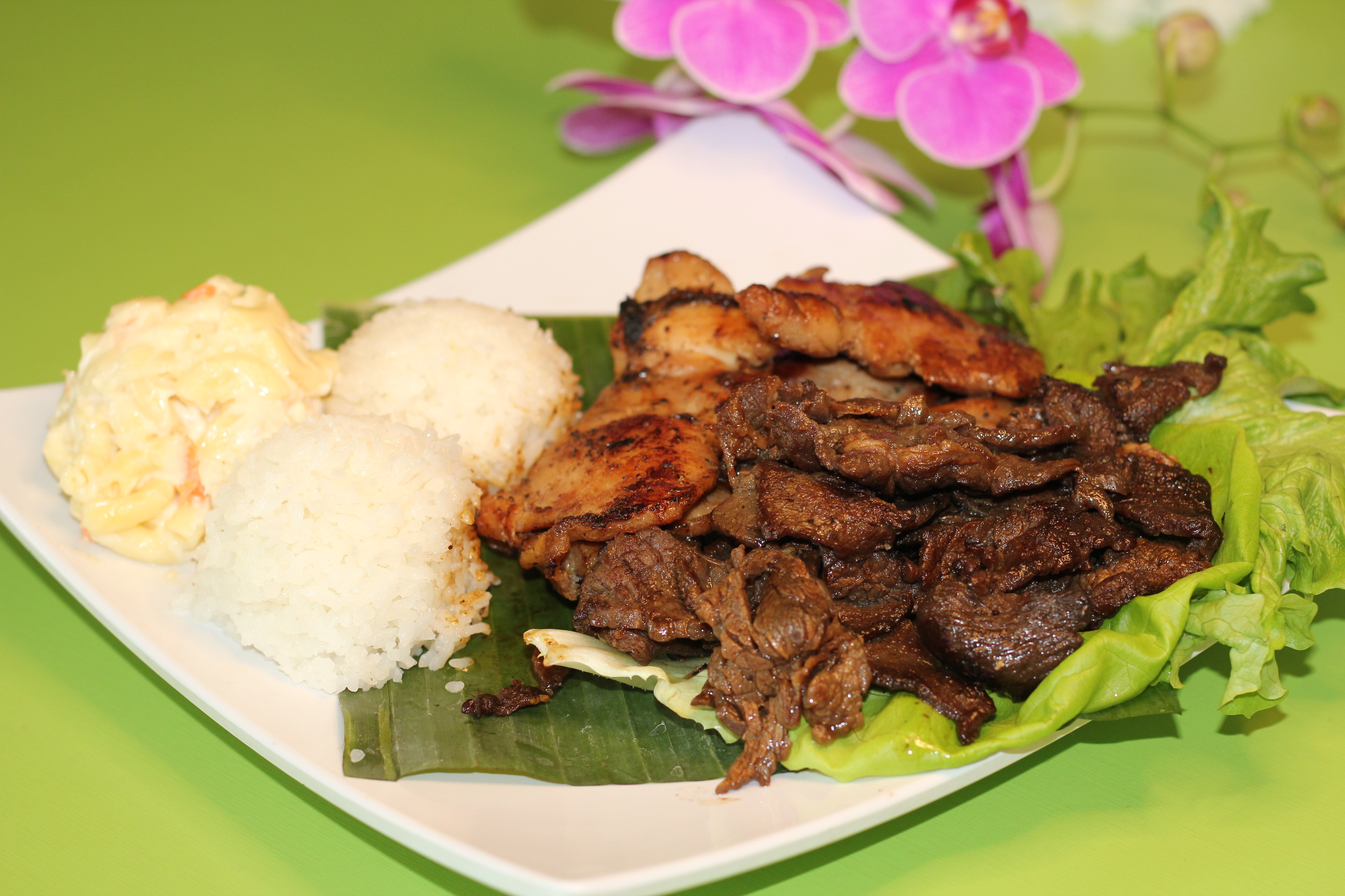 Order Chicken and Beef Combo food online from Sunshine Hawaiian Bbq store, Stockton on bringmethat.com