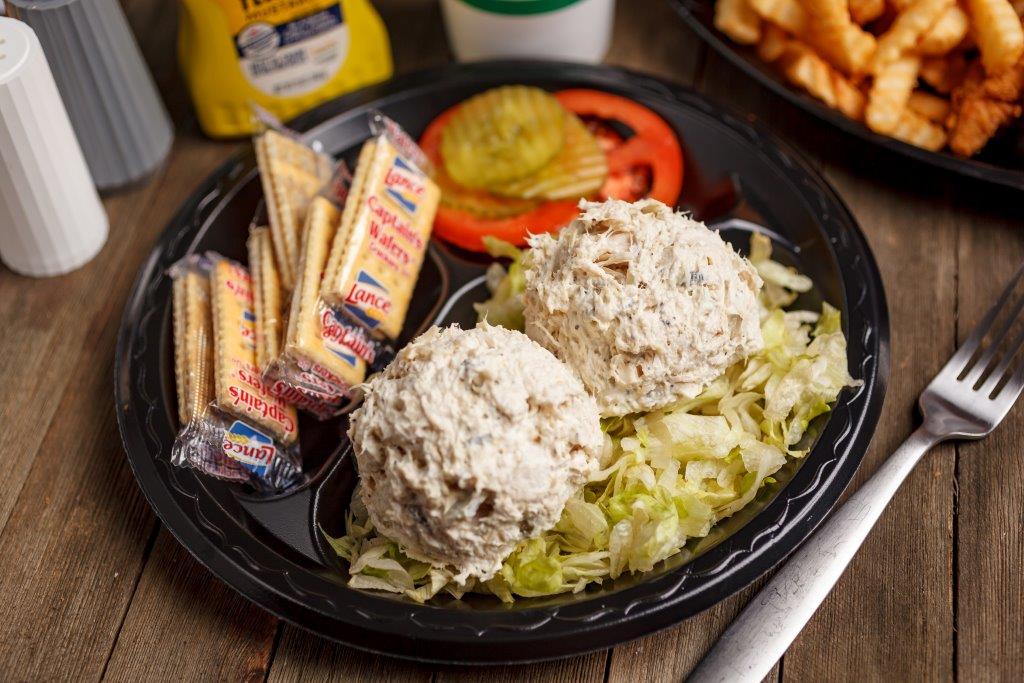 Order Chicken Salad Plate food online from Louie's Chicken Fingers - Auburn store, Auburn on bringmethat.com