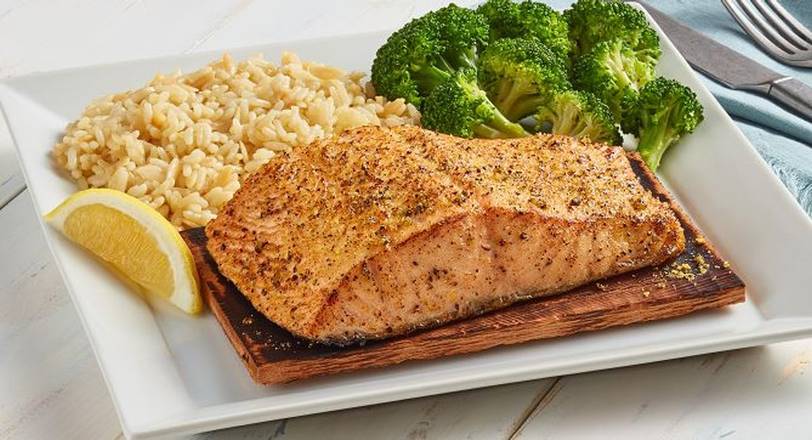Order Cedar-Planked Salmon* food online from Ocharleys store, Lafayette on bringmethat.com