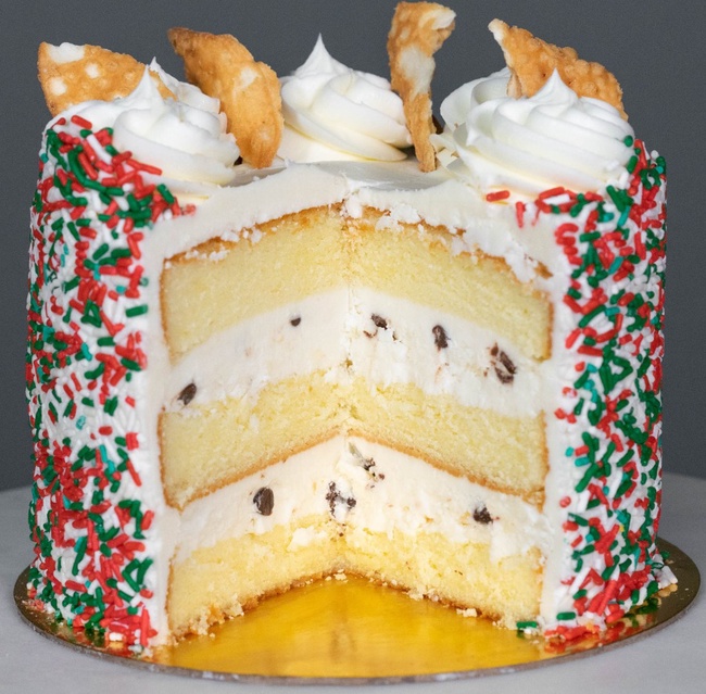 Order 6" Cannoli Cake food online from Carlo's Bakery store, Bloomington on bringmethat.com