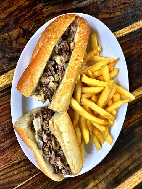 Order Cheese Steak Sandwich food online from Amore Pizza Restaurant store, West Chester on bringmethat.com