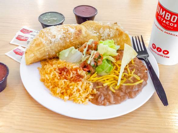 Order Taco Plate food online from Jimboys Tacos store, Roseville on bringmethat.com