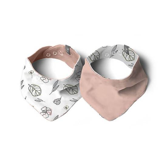 Order goumi 2-Pack Reversible Bandana Bibs in Abstract Floral/Rose food online from Bed Bath & Beyond store, Lancaster on bringmethat.com