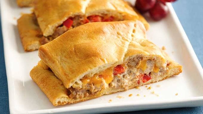 Order Steak Stromboli with Peppers and Onions food online from Pizza206 store, Tabernacle on bringmethat.com