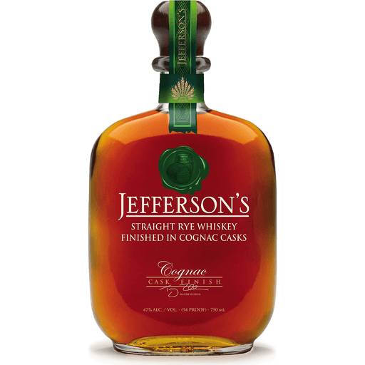 Order Jefferson's Rye Whiskey Cognac Cask (750 ML) 136359 food online from Bevmo! store, Escondido on bringmethat.com