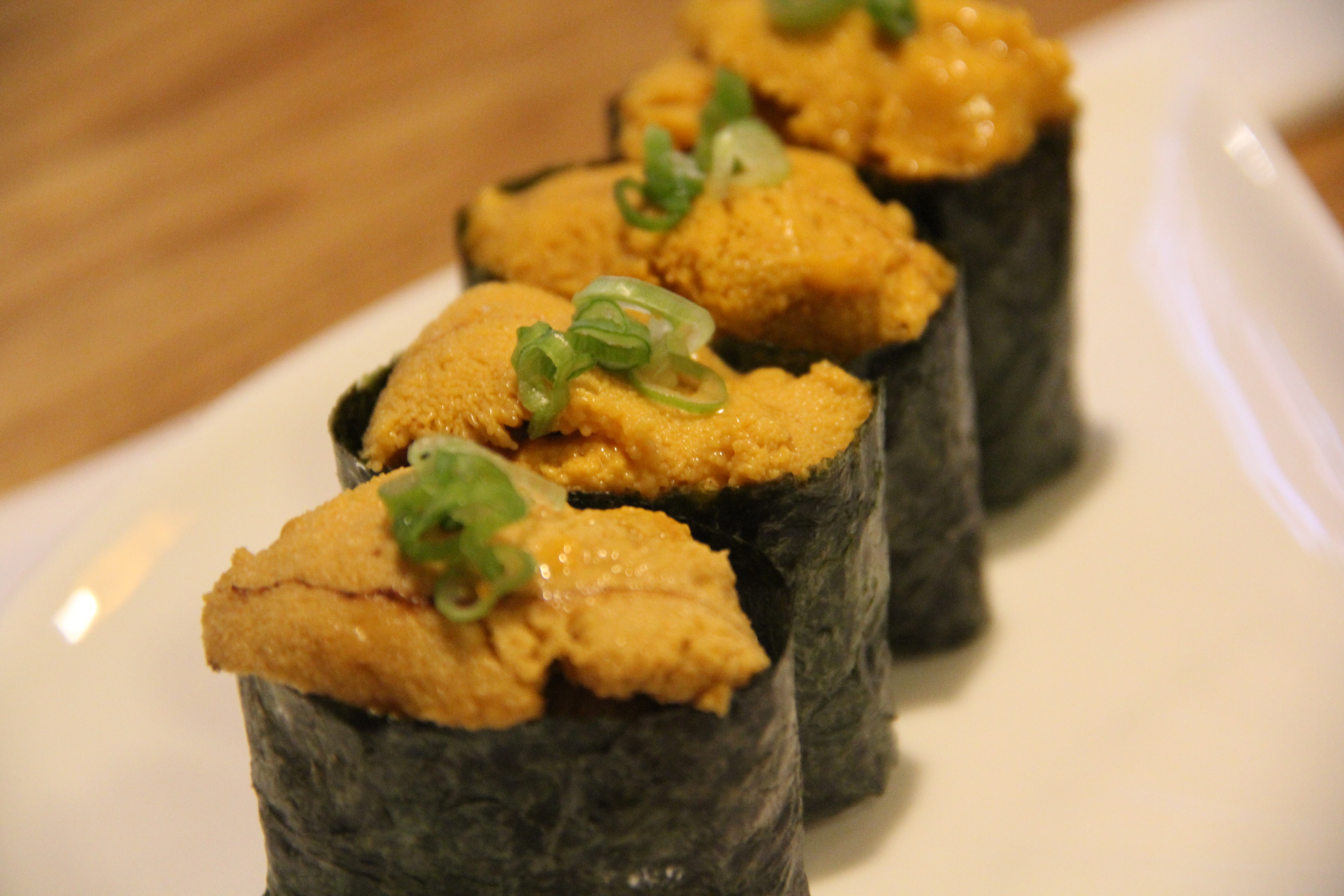 Order Sea Urchin Sushi food online from Tomomi Sushi store, Alhambra on bringmethat.com