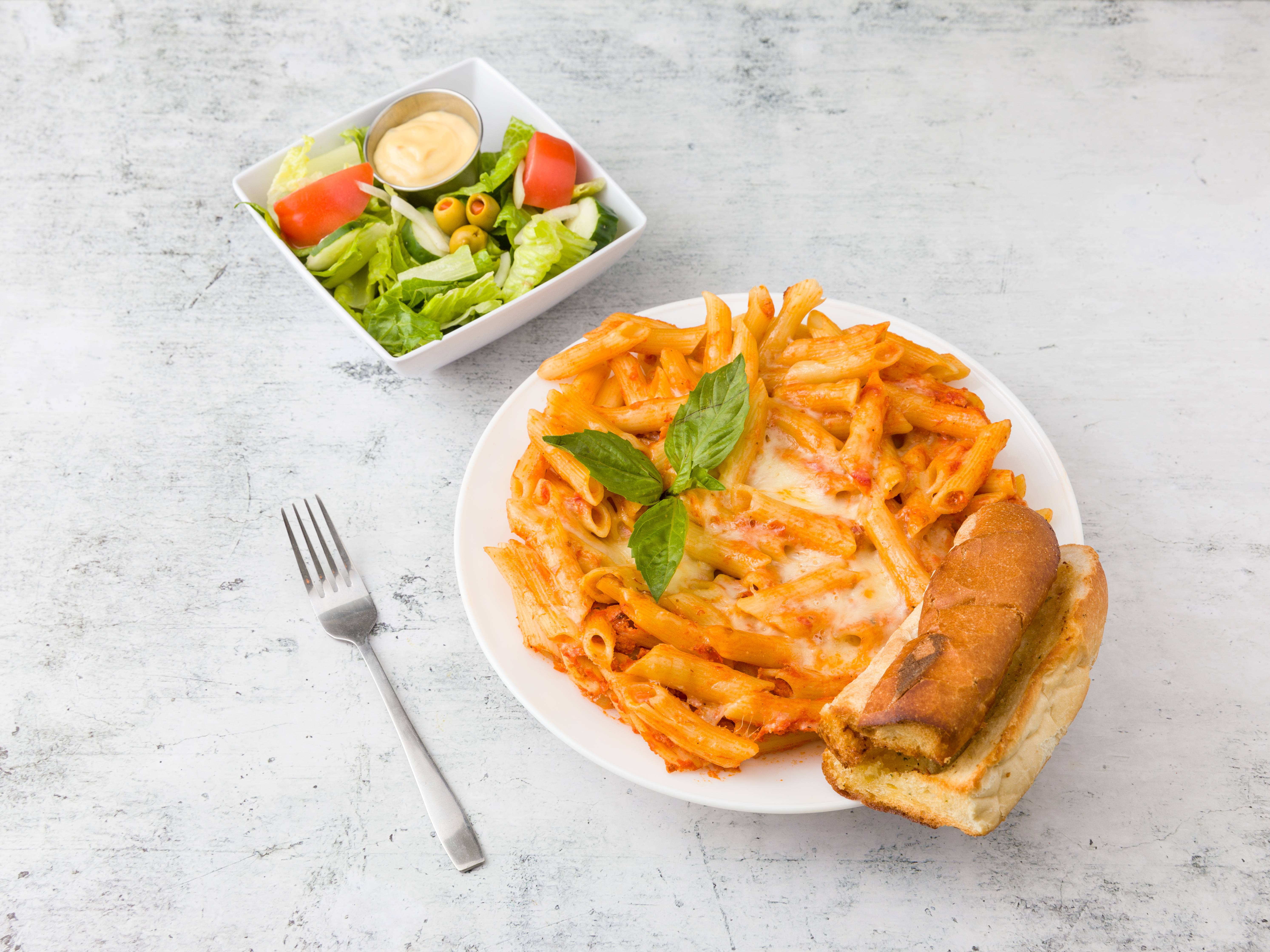 Order Baked Ziti food online from Pepperoni Pizza store, Mount Holly on bringmethat.com