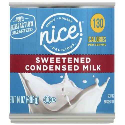Order Nice! Sweetened Condensed Milk - 14.0 oz food online from Walgreens store, New Albany on bringmethat.com