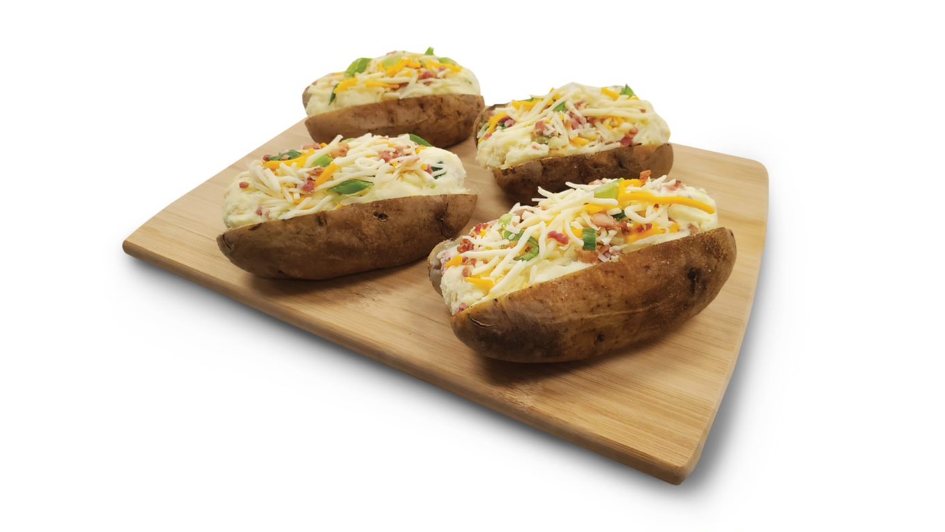 Order Loaded Baked Potato, 1 ct. food online from Lucky California store, San Jose on bringmethat.com