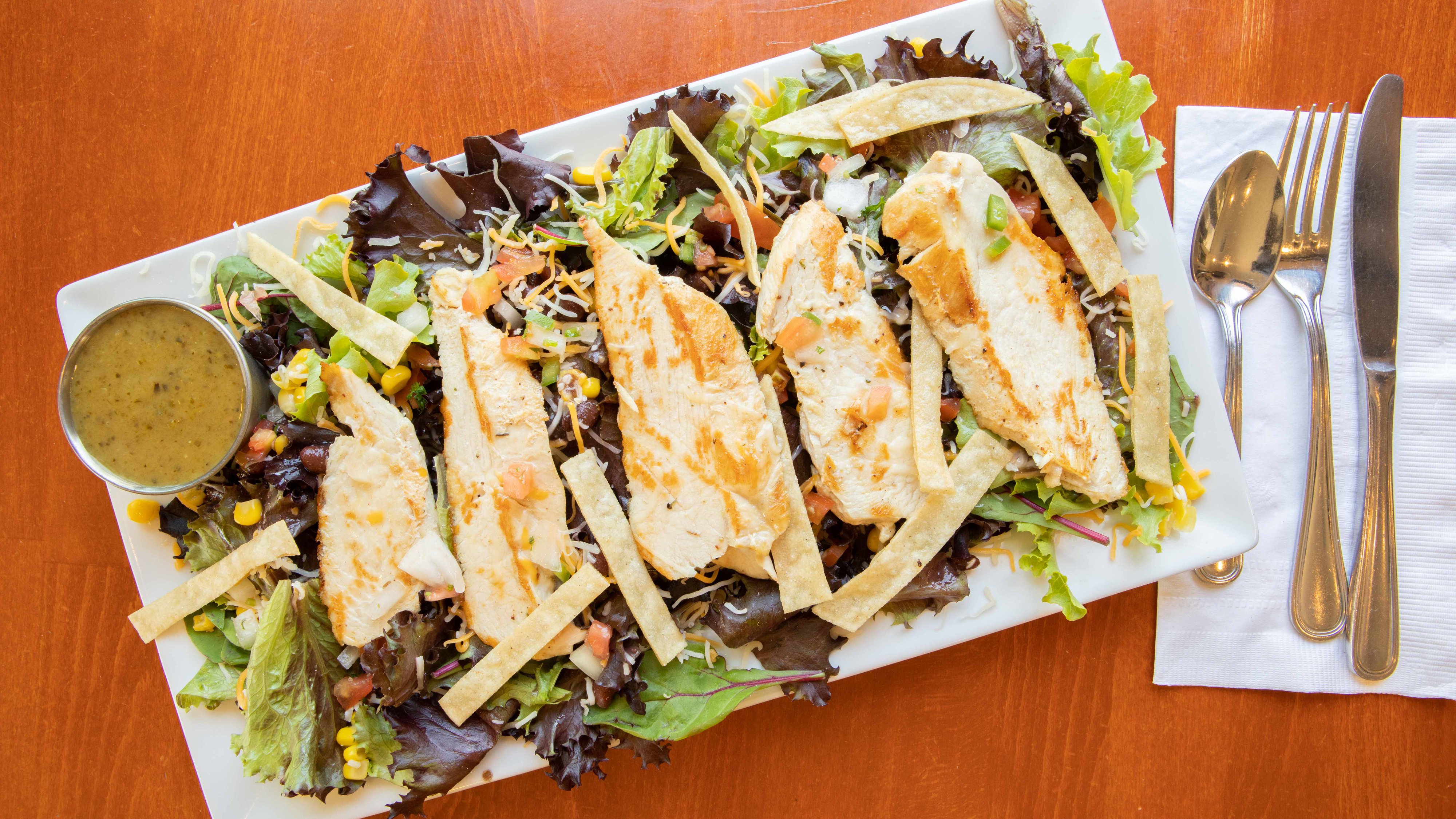 Order The Azteca Salad food online from Old Town Cafe store, Camarillo on bringmethat.com