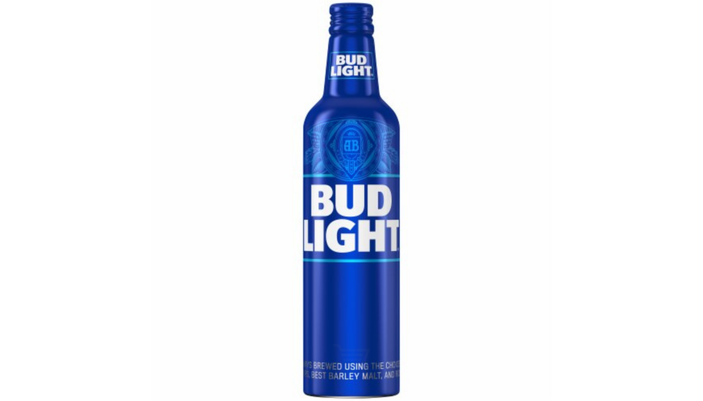 Order Bud Light Aluminum 16oz Bottle food online from Liquor Palace store, Burbank on bringmethat.com